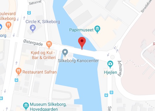 Silkeborg Lakes map
